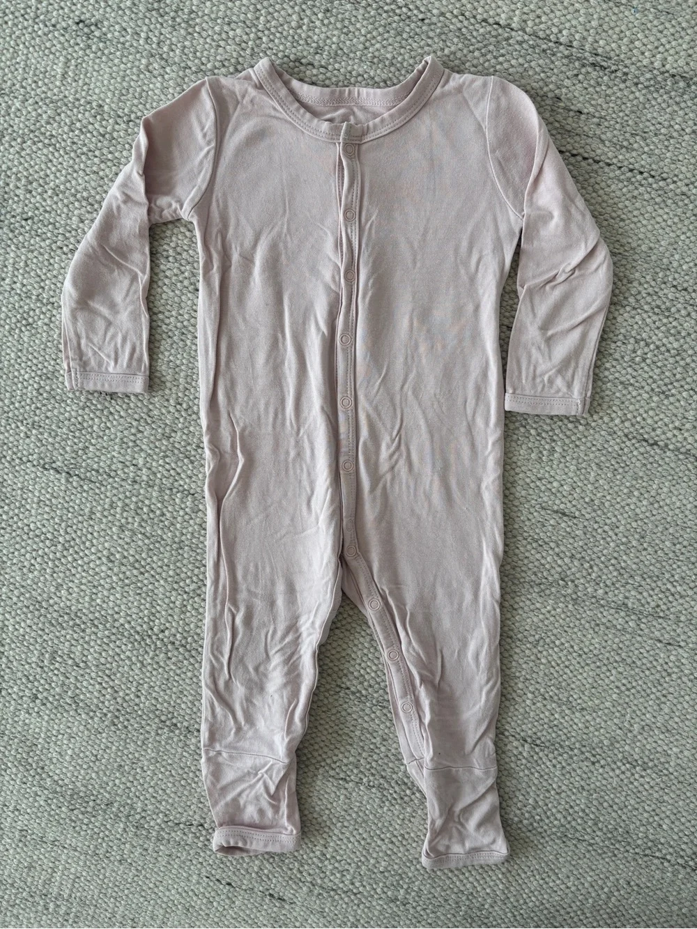 Kyte Baby Snap Romper in Blush